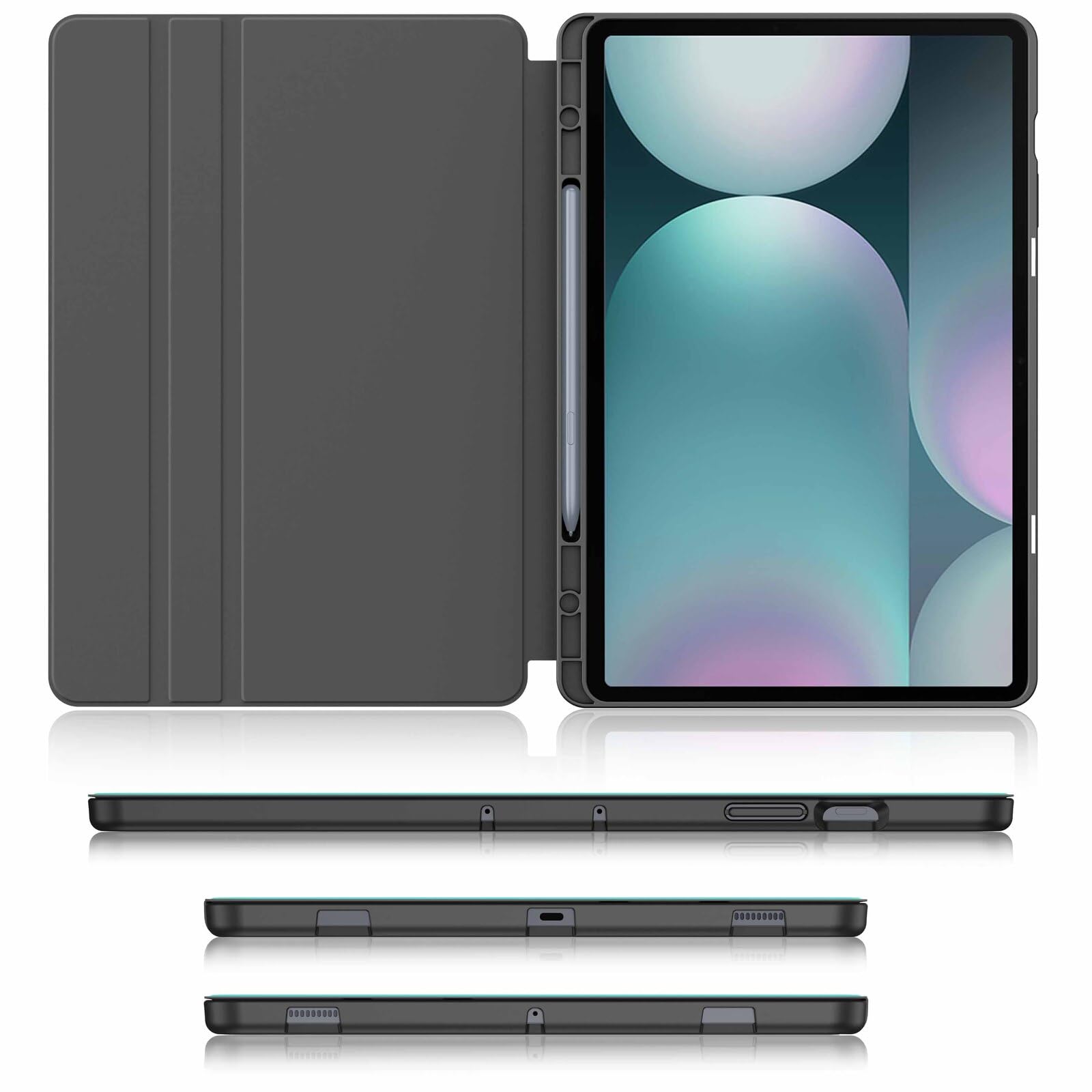 Galaxy Tab S9 FE グレー　Sペン・カバー・指紋防止フィルム付き Amazon.com: Soke Galaxy Tab S10+ /S9+ /S9 FE Plus Case with